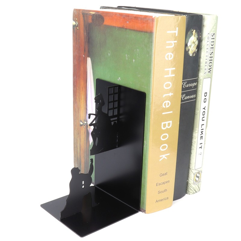 Wrought Iron Figure Book Stand Readers Book Stand Bookshelf Ornaments