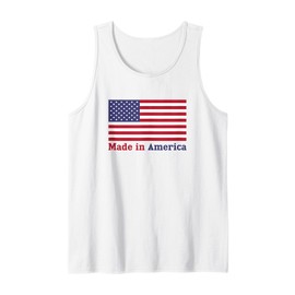 Patriotic Red White Blue Stars and Stripes Flag Tank Top