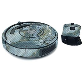 MightySkins Carbon Fiber Skin for iRobot Roomba 675 Max Coverage - Crystal Rock | Protective, Durable Textured Carbon Fiber Finish | Easy to Apply, Remove, and Change Styles | Made in The USA