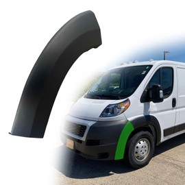 Copgge Front Bumper Fender Flare Molding Trim Side End Cap Cover Panel Left Driver Fits For Ram Promaster 1500 2500 3500 Cargo Van 4 Door 2019 2020 2021 2022 1ZT92JXWAA (Front Left Corner)