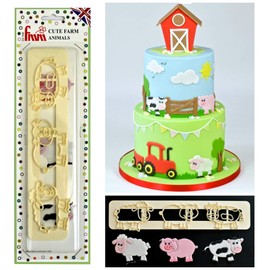 FMM Cute Farm Animals Tappit Cutter by FMM