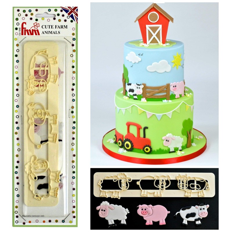 FMM Cute Farm Animals Tappit Cutter by FMM