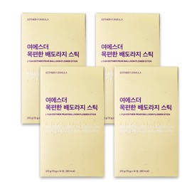 Yeo Esther Throat Comfortable Pear Bellflower Stick 15g / 여에스더 목편한 배도라지 스틱 15g x 14포 x 4박스 환절기 면역 목건강