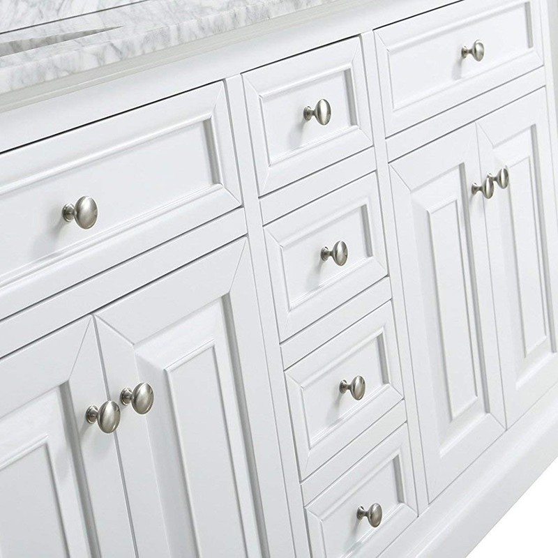 homdiy 30 Pack Cabinet Knobs Brushed Nickel Drawer Knobs -