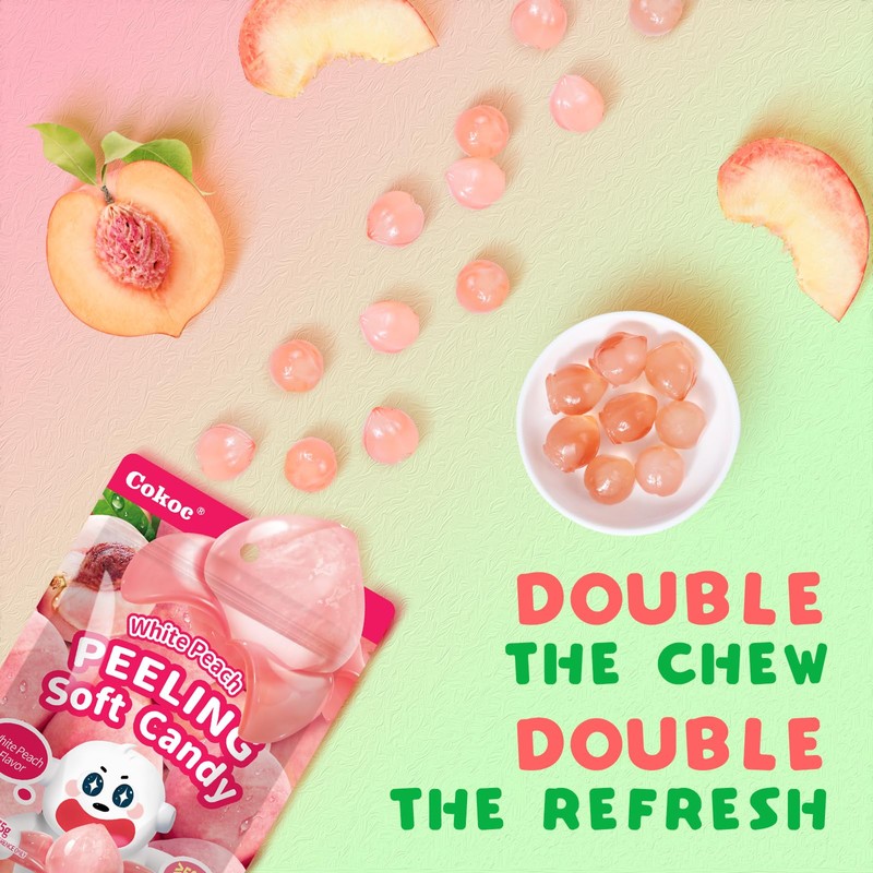 COKOC Peelable Gummy Variety Pack - 6 Individual Packs Featuring