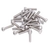 100Pcs Hex Socket Head Cap Screws Galvanized Steel Screw Kit