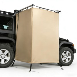 Shower Tent Awning Car Outdoor Camping Shower Tent Vehicle Side Shower Room Portable Privacy Shelter Restroom Bathroom Overland for RV Van Truck