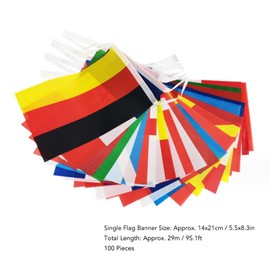 Fdit 100 Countries String Flag World Flag Banner Decoration World Flag Banner International Flags Bunting Flag Banner Party Decorations Bars Sports Clubs