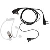 2 Pin PTT MIC Headset Covert Acoustic Tube in-Ear Earpiece