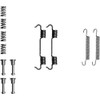 HELLA PAGID 8DZ 355 201-801 Accessory Kit, parking brake shoes,