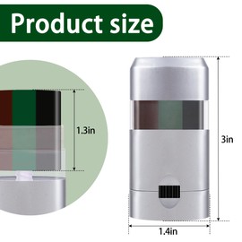 RunNico 2 Pcs 3 Color Camo Face Paint, Camouflage Hunting Face Painting, Black Green Brown Hunting Makeup Stick for Camouflage-Themed Party Baseball Football Role-Play Cosplay(Black,Green,Brown)