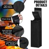 Amylove Grill Storage Bag BBQ Tool Storage Black Container for