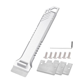 Universal 3D Printer Scraper Tool Kit with 3 Replaceable SK5 Steel Blades, for Bambu Lab X1 P1 Creality 3D Printer bulid Plate, Anodized Aluminum Handle, Quick-Change Design for Easy Model Removal