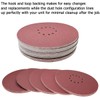 50 Pack 9-Inch 10 Hole 150 Grit Hook-and-Loop Drywall Sandpaper