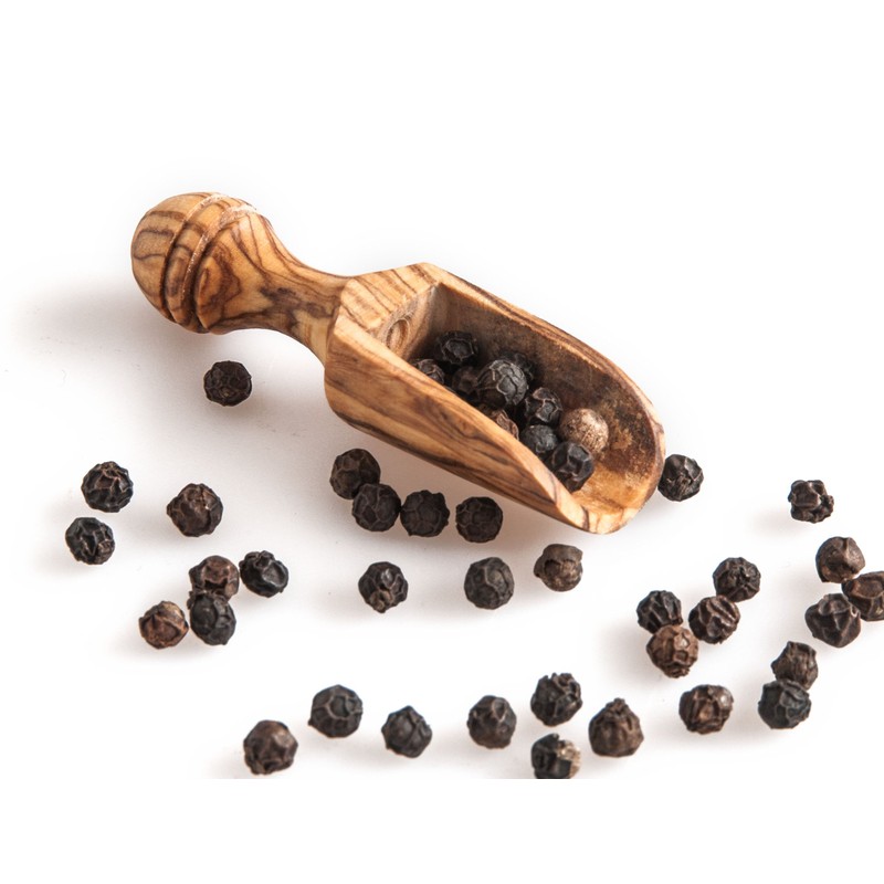 6-Piece Olive Wood Kitchen Set Consisting of 6 Spice Scales