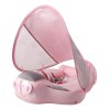 Mambobaby Anillo De Natación Para Bebé No Inflable Con Dosel