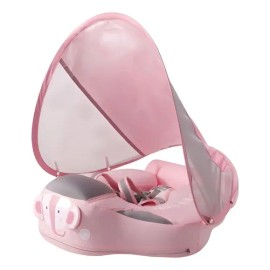 Mambobaby Anillo De Natación Para Bebé No Inflable Con Dosel
