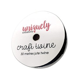 Uniquely Creative Craft Twine, Black, 30 Meter