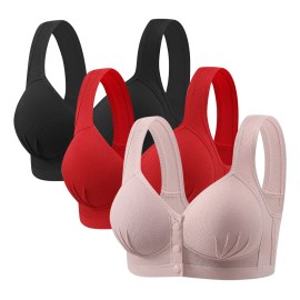 Sujetadores J Para Mujer, 3 Piezas, De Mediana Edad Y Person
