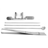 5Pcs Capon Knife Tool Stainless Steel Kit Poultry Farms Veterinary
