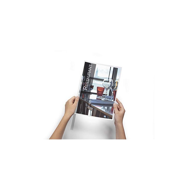 Durable A4 Spine Bar 3mm Transparent - Pack of 50
