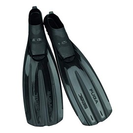 SEAC Fuga Diving Fins (Black, 44/45), 10/11