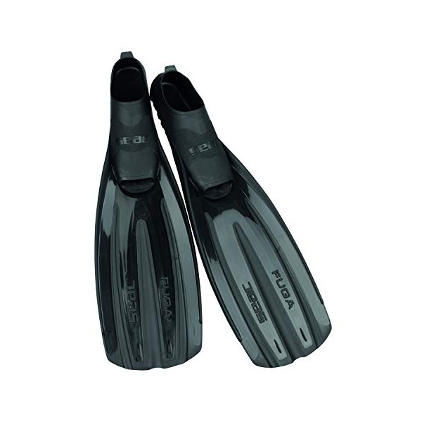 SEAC Fuga Diving Fins (Black, 44/45), 10/11