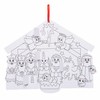 Baker Ross FC274 Colour in Nativity Advent Calendar-Pack of 5,