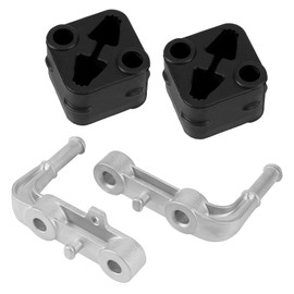 Lazenta 68275662AB Exhaust Bracket Muffler Support Rubber Isolator Hanger Assembly Rear Left & Right Compatible with 2019-2025 Ram 1500 3.0L 5.7L 6.2L, Driver Passenger Side 4PCS