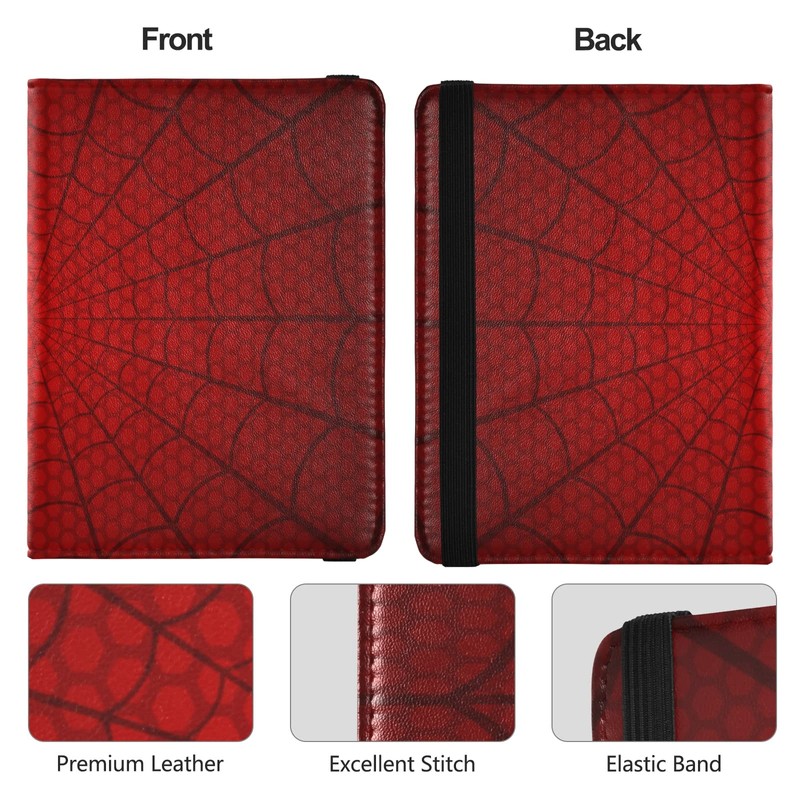 Spider Passport Holder with Vaccine Card Slot RFID Blocking Passport
