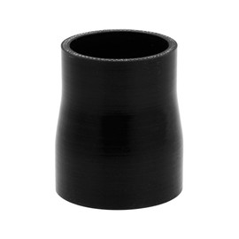 X AUTOHAUX 1 Pcs Straight Coupler Silicone Hose 51mm/2.01"-60mm/2.36" ID 76mm/2.99" Length 0° Car Silicone Coolant Hose 3-Ply 4mm Thickness Air Intake/Turbo/Intercooler Piping Tube Black