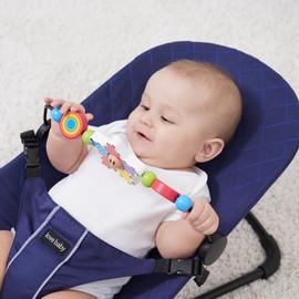 iGRATENS Baby-Bounzer Toy Bar - Spielzeug Bar für Baby Bouncer Sitz, Brightly Colored Form, entwickeln Motor Skills, Holzspielzeug, umweltfreundliche Farbe, bunt