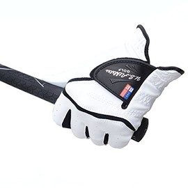 LEZAX U.S. Athletes USGL-5656 Tour Hybrid Gloves, Left Hand, White, Size S, 8.3 - 8.7 inches (21 - 22 cm)