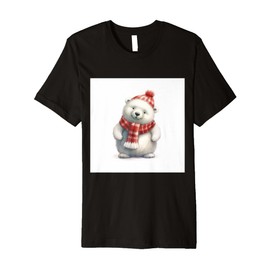 Christmas danish design Polar Bear Winter Premium T-Shirt