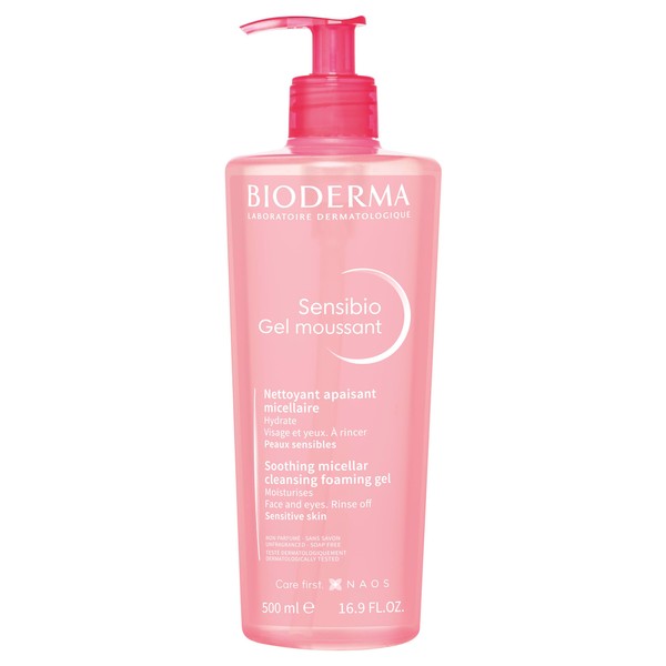 Bioderma Sensibio Foaming Gel Gentle Face Cleanser, Cleansing and Makeup