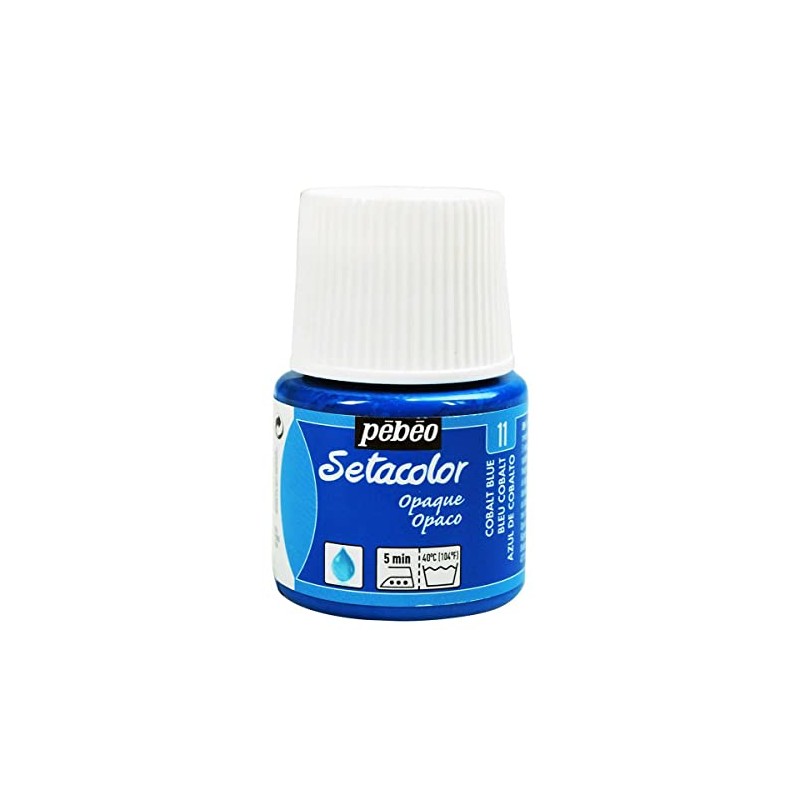 Pebeo Setacolour Fabric Paint Opaque 45 ml 11 Cobalt Blue