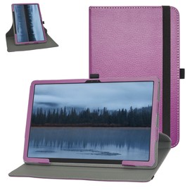 MAMA MOUTH for DOOGEE T30 MAX Rotating Case,360 Degree Rotary Stand with Cute Pattern Cover for DOOGEE T30 MAX 12.4 Inch Tablet,Purple