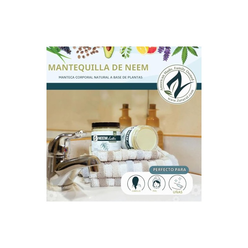 Naked Neem Organic Neem Butter with Organic Neem Oil, Extract