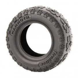 Mammoth TireBiterII – Juguetes de goma natural para perros masticadores extremos – Juguetes para perros para juegos interactivos extra largos – Juguet