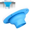 Toilet Flange Repair Kit Blue Durable Silicone ABS Easy Installation