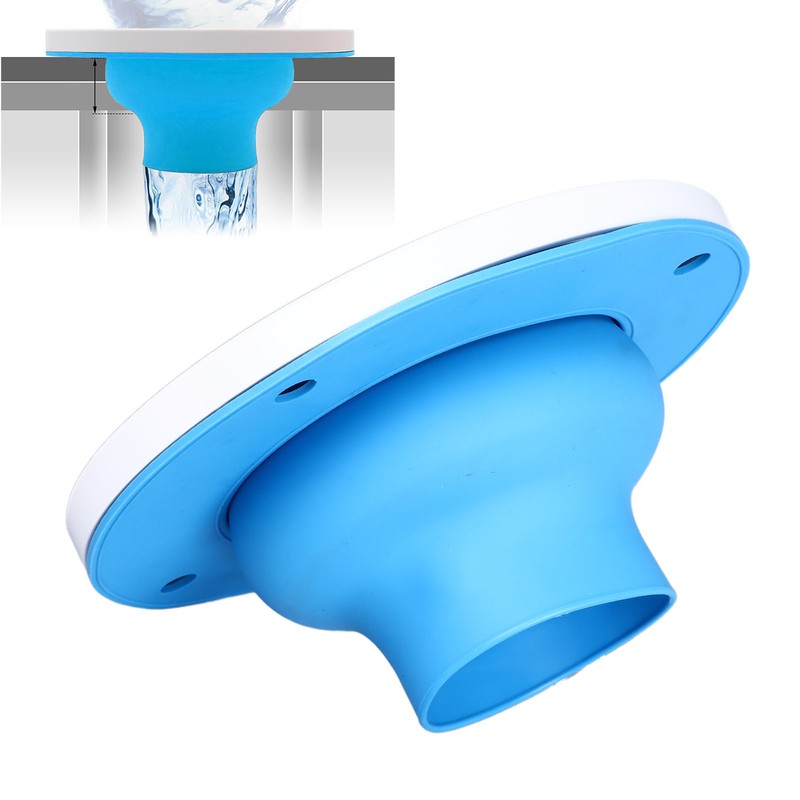 Toilet Flange Repair Kit Blue Durable Silicone ABS Easy Installation