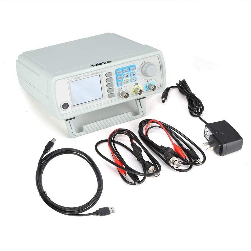 Koolertron Upgraded 15MHz DDS Signal Generator Counter,High Precision Dual-Channel Arbitrary