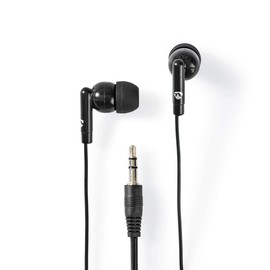 NEDIS Wired Headphones | 3.5mm | Cable Length: 1.20m | Black