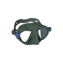 MARES X-Tream Spearfishing Mask for Diving | Ultra-Light, Hydrodynamic and Minimalist Goggle | Snorkeling, Water Sports, Underwater, Green/Blue
