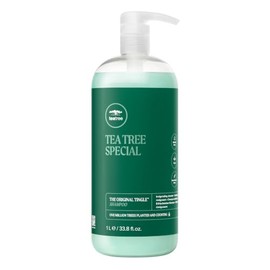 Tea Tree Special Champú, Limpieza Profunda, Refresca el Cuero Cabelludo, Para Todo Tipo de Cabello, Especialmente Cabello Graso, 1000 ml