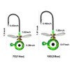 FANGBLUE Jig Head Hook 10g (3/8oz) Fishing Jigging Stainless Steel