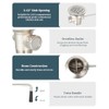 3-1/2 Inch Commercial Sink Drain with Twist Handle Kitchen Sink
