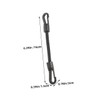 COHEALI 4pcs Portable Elastic Hook Straps Multi Function Buckle Ropes