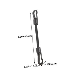 COHEALI 4pcs Portable Elastic Hook Straps Multi Function Buckle Ropes for Outdoor Activities Durable and Flexible Tie Down Straps for Bicycles Motorcycles and Camping Supplies