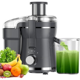 Juicer Machine, 500W Centrifugal Juicer Extractor, 304 Stainless Steel Grinding Net